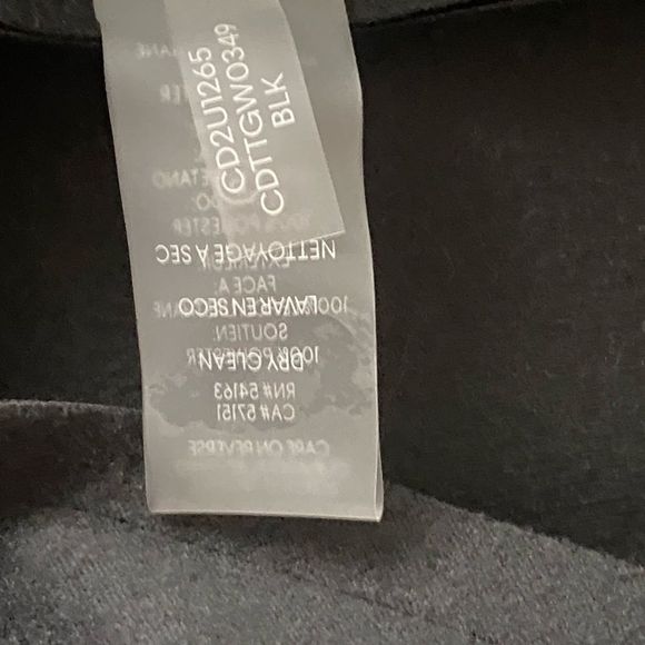 CALVIN KLEIN Ladies Black Faux Leather Skinny Dress Size 10 - Picture 6 of 8